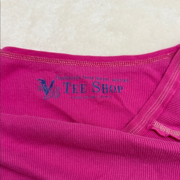 Tee Shop Fashions Best Kept Secret Women's Off-Shoulder Pink Top S / Small - Picture 2 of 5